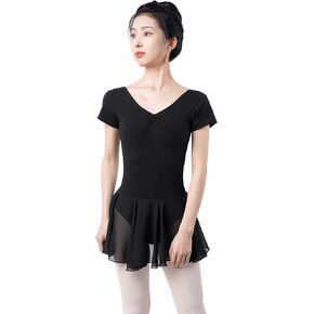 Teen Girls Women Adult Skirted Leotards Dance Dress for Ballet