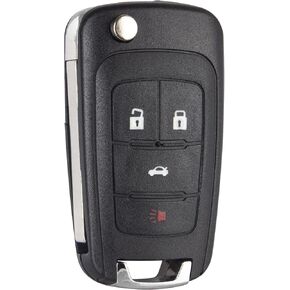 استبدال مفتاح FOB متوافق مع CHEVY CRUZE/CAMARO/EXHINOX/IMPALA/MALIBU/SONIC // GMC CAR KEY BEMOTE REMOTE LEMOTE لـ OHT01060512 (حزمة واحدة)