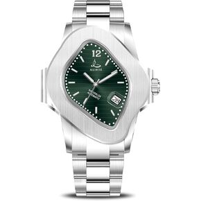 ILLIMITE Automatic Watches for Men Japanese Miyota 8215 Movement Analog Stainless Steel Band Mechancial Self Winding Wrist Watches Naturals A