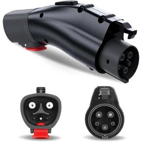 Tesla to J1772 Electric Vehicles Charging Adapter – 60 Amp High Power Converter for J1772 EVs, Compatible with Tesla Charging Connectors(Excludes Tesla Supercharger), Compact & Secure Design
