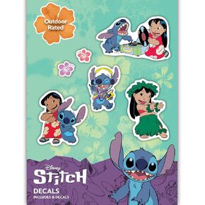 Disney Lilo and Stitch Decals - Set of 9 Lilo and Stitch Stickers for Kids and Adults - Vinyl Decals for Laptop, Tumbler, Water Bottle, Vehicles - Licensed Disney Stickers