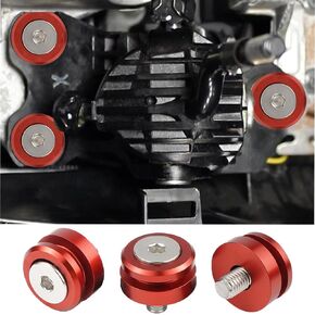 Bevinsee Shifter Base Bushings Compatible with Honda Civic FN2 Type R FD2 Type R 2006-2011 Red