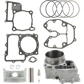 Cylinder Piston Gaskets Top End Kit 13111-HN8-A60 13010-HN8-A59 Replacement for Rincon 680 Big Red 700 Pioneer 700 TRX680FA 2006-2022
