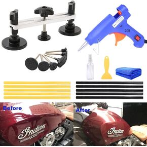 21 PCS Auto Body Body Puller Kit ، مجموعة إصلاح عاجزة عن الطلاء مع مجتذب الجسر ، مجموعة من السيارات ، طقم إزالة السيارة بملوثات العضوية الثابت