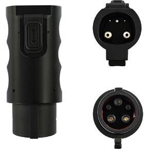 Schumacher Electric Adapter to Convert Level 1 and Level 2 Tesla NACS EV Chargers to Fit J1772 EV Charging Ports, SA947, 80 Amps, 250 Volts, Includes Security Lock