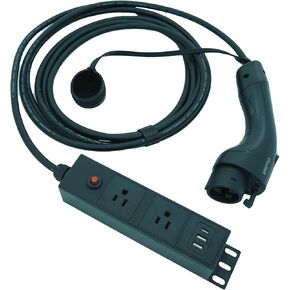 V2L Adapter with 16.4ft Integrated Power Strip,15A/120V NEMA 5-15 Outlets,Compatible with Ioniq 5/6, Kia EV6,for Camping, Emergency, Outdoor Use