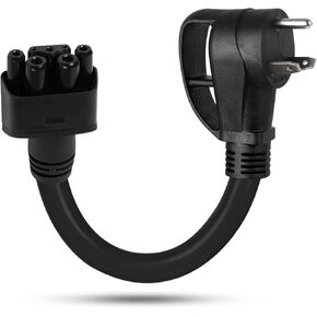OSCAD Tesla NEMA TT-30P to 24A Gen2 EV Charging Adapter RV Camping, 24Amp 3 Prong TT-30 Male Plug to Tesla Gen II Mobile Connector, for Tesla Model 3/Y/X/S/Cybertruck(11.5 inch)