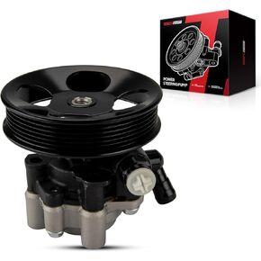 Torchbeam Power Steering Pump Compatible with 2000-2006 Tundra 4.7LL, 2001-2007 Sequoia, 21-5264 Power Steering Pump with Pulley