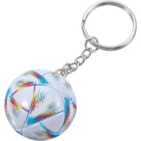 Soccer Keychain, Soccer Ball Keychain, Football Key Chain for Boys, Sports Fan Keyring for Backpacks Hanging Decoration, Sports World Cup Football keychains