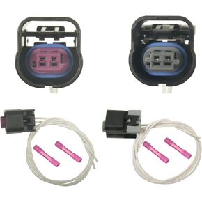 VVT Variable Valve Timing Solenoid Connector Pigtail Wiring harness Compatible with CHEVY CAPTIVA COBALT EQUINOX IMPALA MALIBU 06-17 Compatible with PONTIAC G5 G6 PURSUIT 06-10 2.0L 2.2L 2.4L 12628348