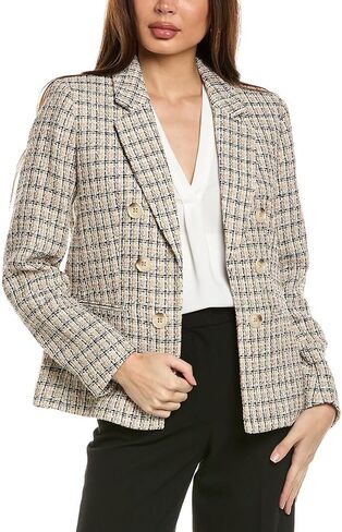 Jones New York's Womain Plaid Faux Jackted Dreadged Scedt in Kuwait