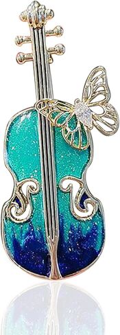 Musical Brooch for Women Fashion Gold Plated Pin Tiny Lapel Pin Jewelry Gift for Women in Saudi Arabia