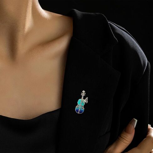 Musical Brooch for Women Fashion Gold Plated Pin Tiny Lapel Pin Jewelry Gift for Women in Saudi Arabia