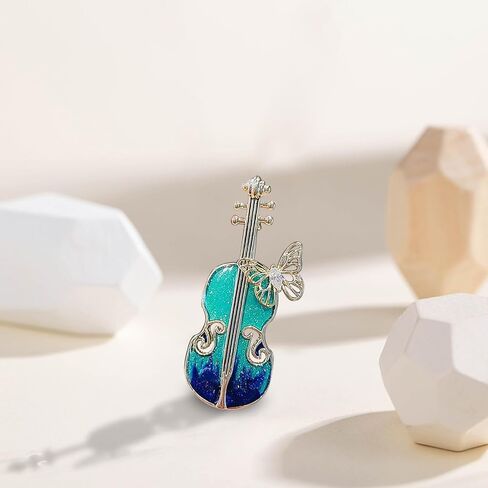 Musical Brooch for Women Fashion Gold Plated Pin Tiny Lapel Pin Jewelry Gift for Women in Saudi Arabia