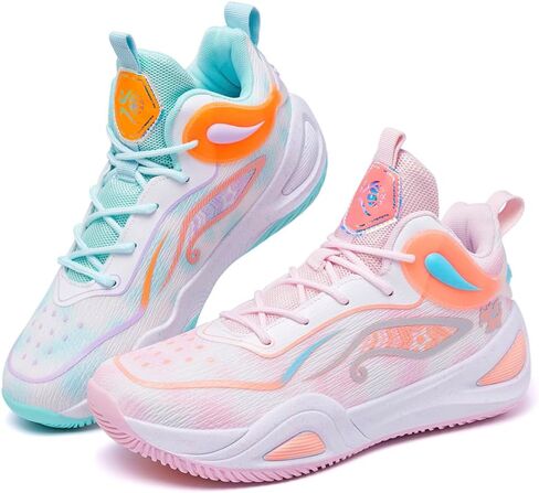 Womens Mens Basketball Shoes High Top Fashion Volleyball Sneakers Breathable Lace Up Non Slip Sport Outdoor Shoe for Unisex in Saudi Arabia