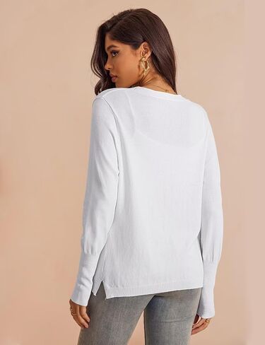 FOLUNSI Women‘s Caridgan Sweaters Casual Draped Open Front Cropped Caridgans Long Sleeve Lightweight Knit Sweater S-XL in Saudi Arabia