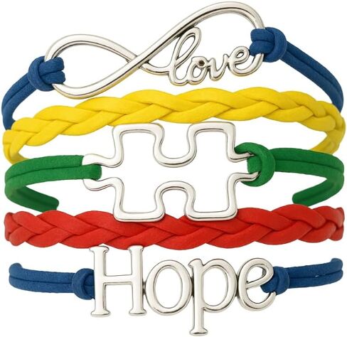 Autism Bracelet, Autism Awareness Jewellery, Autism Puzzle Piece Bracelet Makes the Perfect Gift in Saudi Arabia