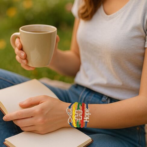 Autism Bracelet, Autism Awareness Jewellery, Autism Puzzle Piece Bracelet Makes the Perfect Gift in Saudi Arabia