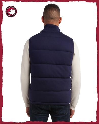 CANADA WEATHER GEAR Men's Vest - Cozy Full Zip Up Puffer Sweater Vest for Men - Men's Casual Vest (M-XXL) in Saudi Arabia