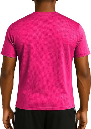 AMERICAN HEAVEN Men's Short Sleeve Work Out Crew Neck T-Shirts | Dry Fit Active Athletic Gym Tee Tops | Multi Packs Colors in Kuwait