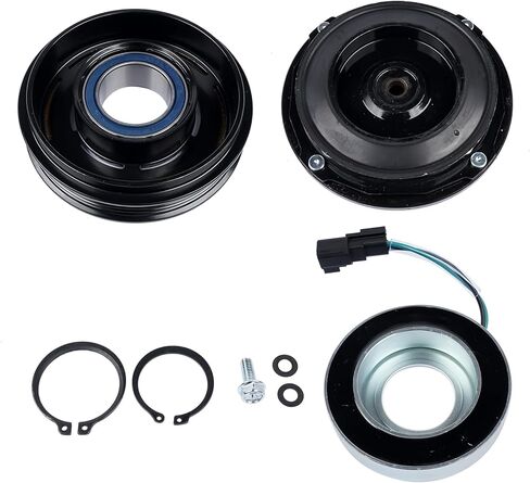 AC ضاغط القابض بديل لـ Chevy Silverado 1500 2500 6cyl 8cyl 4.3l 5.3L 6.2L Pulley Hub Coil Bearing 23505629 15-40545 in Saudi Arabia