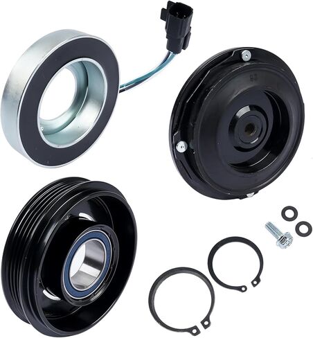 AC ضاغط القابض بديل لـ Chevy Silverado 1500 2500 6cyl 8cyl 4.3l 5.3L 6.2L Pulley Hub Coil Bearing 23505629 15-40545 in Saudi Arabia