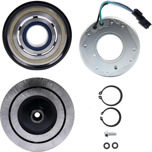 AC ضاغط القابض بديل لـ Chevy Silverado 1500 2500 6cyl 8cyl 4.3l 5.3L 6.2L Pulley Hub Coil Bearing 23505629 15-40545 in Saudi Arabia