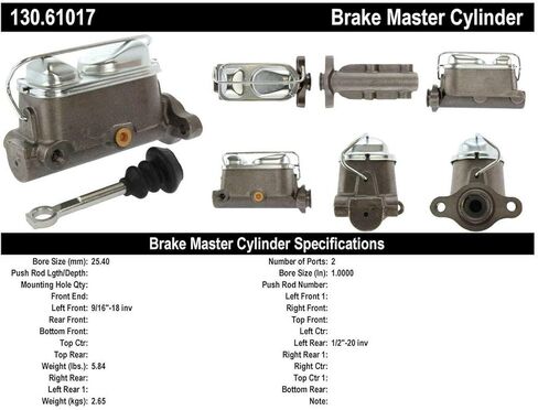 Centric Premium Brake Master Cylinder - 130.61017 in Saudi Arabia