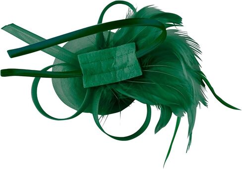 Fascinators Hats for Women, Tea Party Stylish Cocktail Wedding Headwear with Headband Clip in Saudi Arabia