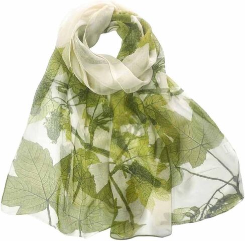 Acotavie Scarfs for Women Lightweight Scarves Fashion Print Floral Pattern Sheer Scarf Shawl Wraps in Saudi Arabia