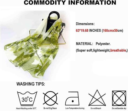 Acotavie Scarfs for Women Lightweight Scarves Fashion Print Floral Pattern Sheer Scarf Shawl Wraps in Saudi Arabia