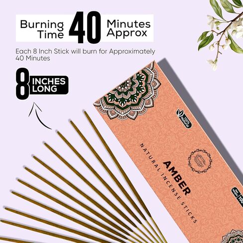 Raajsee Oudh Incense Sticks, 100%-Natural Charcoal Free Organic Non Toxic Clean Burning Handmade Insence Sticks 100 gm Pack, Meditation Gifts – Spritual Cleansing in Kuwait