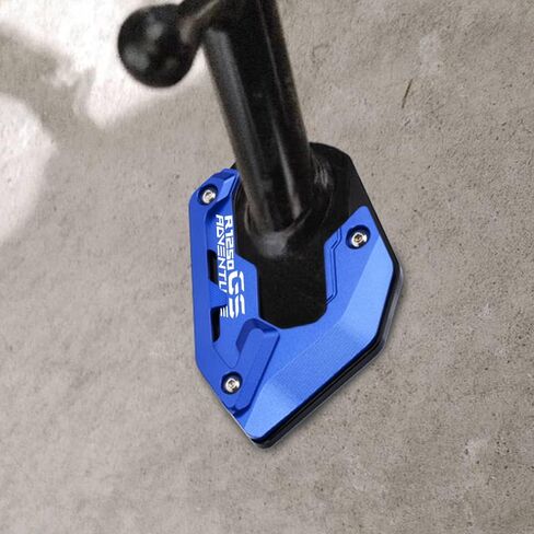 For BMW R1250GS Adventure 2018-2023 (Low Suspension) Motorcycle CNC Support Extension Plate Kickstand Side Stand Pad r 1250 gs adv r1250gsa Accessories (black) in Saudi Arabia