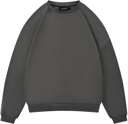 Womens Oversized Crewneck Sweatshirt Fleece Long Sleeve Hoodies Pullover in Saudi Arabia