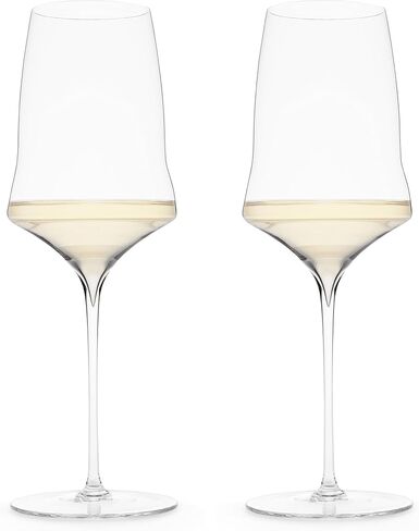 Josephinenhütte - JOSEPHINE No 1 - White - White wine glasses - purely handmade - Set of 6 in Saudi Arabia