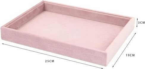 Dynwave Jewelry Organizer Jewelry Drigher INSERT HAND VELVET VELVET DOWNEDREADRY DISTRED STORGING in Kuwait