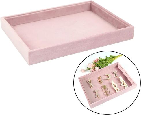Dynwave Jewelry Organizer Jewelry Drigher INSERT HAND VELVET VELVET DOWNEDREADRY DISTRED STORGING in Kuwait