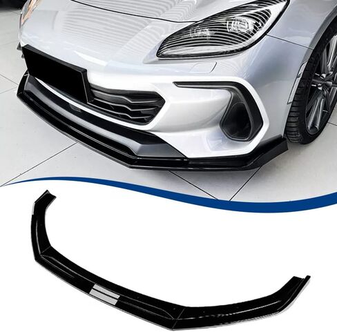 Front Bumper Lip Compatible with Subaru WRX (Gloss Black, 2022-2024 WRX) in Kuwait