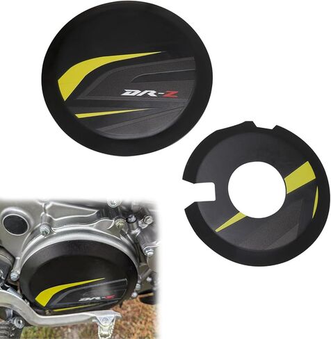 JFG RACING Engine Case Cover CNC Aluminum Clutch Saver Engine Guard for DRZ 400E DRZ400S DRZ400SM -Black/Blue in Saudi Arabia