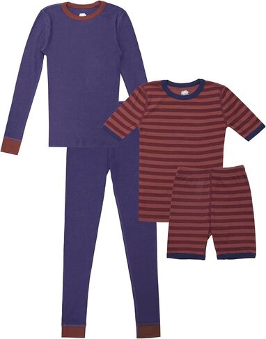 Fruit of the Loom Boys' 4-Piece Tight Fit Pajama Set in Saudi Arabia