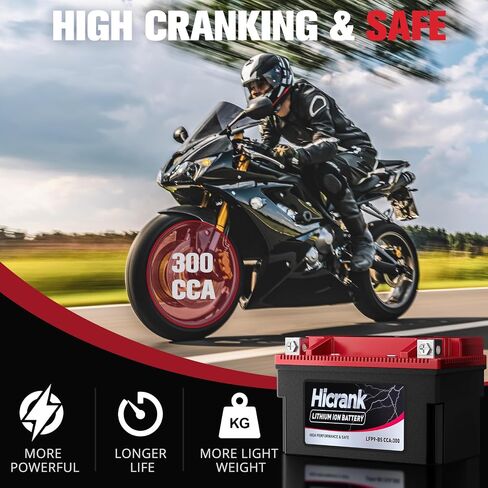YTX9-BS ، 2x Cranking Power ، 5x Life ، Lithium LifePo4 Potorcycle Battery ، 280 CCA ، Digital Readout ، PowerSports Battery ، Matv for ATV ، UTV ، 4 Wheeler ، Seadoo ، Polaris ، Lawn Mower ، Generator in Kuwait