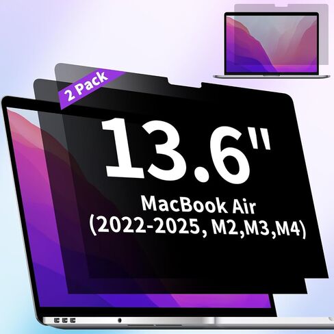 2 Pack Privacy Screen Compatible with MacBook Pro 14 Inch Screen Protector (2021-2023, M1, M2, M3-Model A2442 A2779 A2918 A2992), Laptop Privacy Screen Matte Anti Blue Light Glare Filter in Saudi Arabia