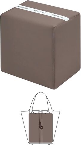 Picotin 18 Bag Pillow Shaper, Purse Handbag Shaper Insert Compatible with Hermes Picotin Bags, Silky Satin Surface and Soft Memory Foam Inner (Gold, Picotin18) in Saudi Arabia