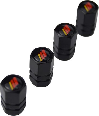 CAPERING LINE LINE TIRE VALVE CAP COPER مع راتنج ////شعار رياضة تويوتا TUNDRA TACOMA 4RUNNER SEQUOIA LAND in Kuwait