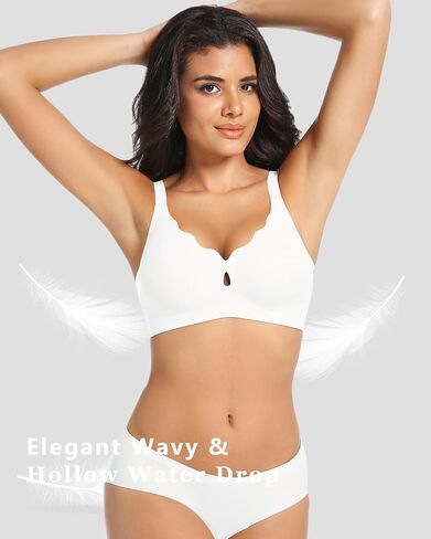 Gailife Wireless Bras for Women No Underwire Wave Push Up Seamless Full Coverage Womens Bralettes Everyday Bra in Kuwait