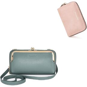 Montana West 2Pack Crossbody Phone Phone and Small Crex Card Holder Wallet for Women