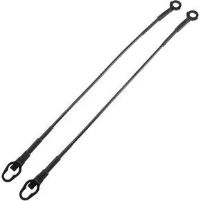 1 Pair Tailgate Cables Tail Gate Support Cables for Ford F-150 97-03 for Ford F-250 F-350 99-12 Lift Gate Support Straps Pickup No.3L3Z9943053AA Black
