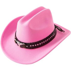 قبعة رعاة البقر من جاستور كيدز وسترن رعاة البقر للبنات مع فتيان مع حزام مشبك برشام in Kuwait