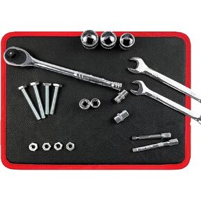Large Magnetic Tool Mat,12x10''Flexible Magnetic Mat-40LB Rated Capacity with PVC Protection Layer, Magnetic Mat for Tool Organizer Garage, Workshop Auto Repair