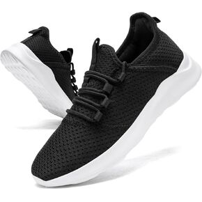 Mens Tennis Gym Shoes Lightweight Breathable Running Workout Shoes Non-Slip Fashion for Walking Work Travel